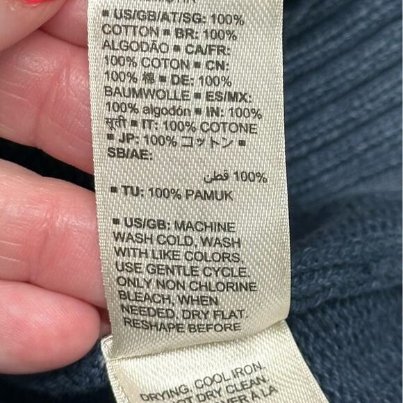 GUC | Goodthreads | Button Front Cardigan | Grayish Blue | Men's Large - Picture 12 of 16